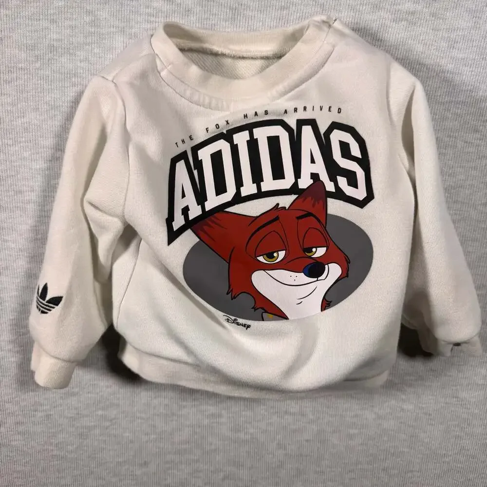 Adidas Disney Zootopia Nick Wilde Graphic Sweatshirt Infant 0-3M